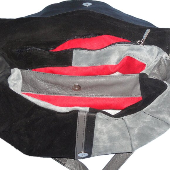 Bruno Rossi Suede Leather Handbag/Shoulder Bag - Picture 4 of 4